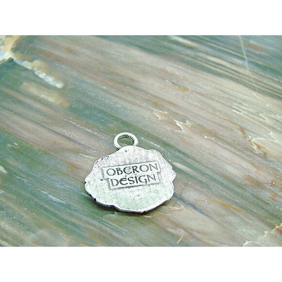 Silver Charm Britannia Metal Oberon Design 3D Wild Rose Fashion Necklace Pendant - Picture 2 of 8